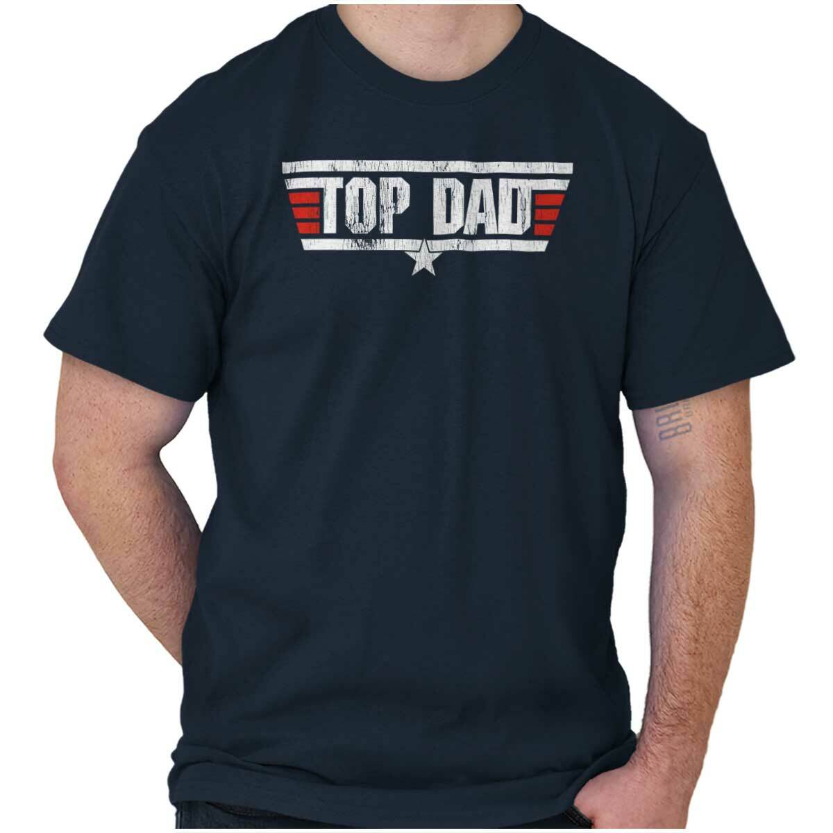 Top Dad Father's Day Best Ever Birthday Gift Mens Casual Crewneck T Shirts Tees gallery