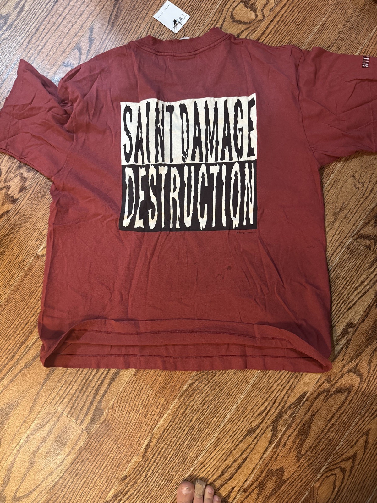 BNWT!! Saint Michael Saint Damage Destruction!! Sz M!!! New Distressed!!! gallery