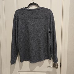 Volcom True To This Pocket Henley Shirt, Grey, Size Men’s M