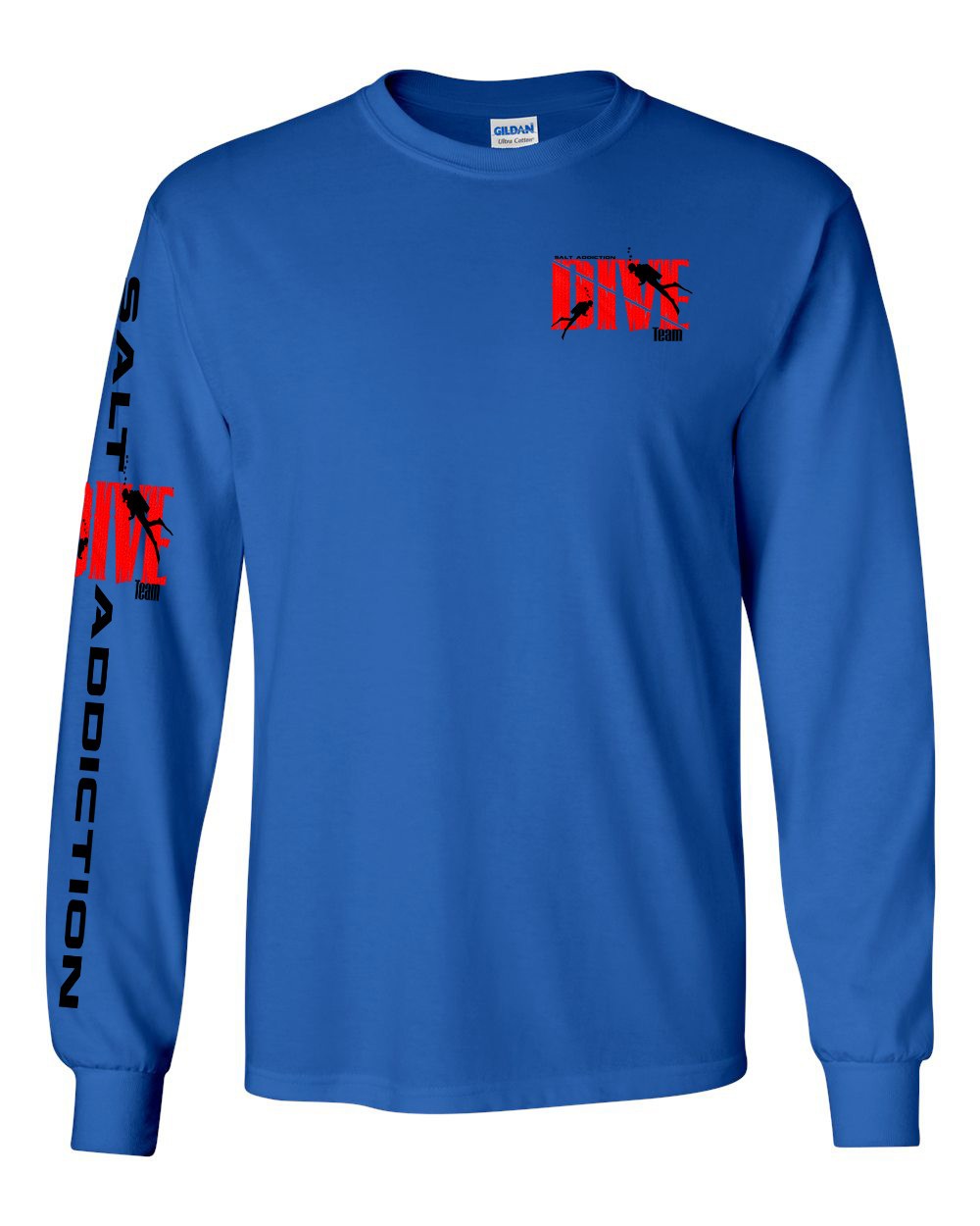 Salt Addiction diving T Shirt dive flag Cotton long sleeve men's apparel gallery