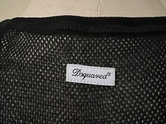 DSQUARED² SUMMER BLACK RACER MESH MUSCLE TANK TOP THIRT SINGLET XXL SLIM FIT