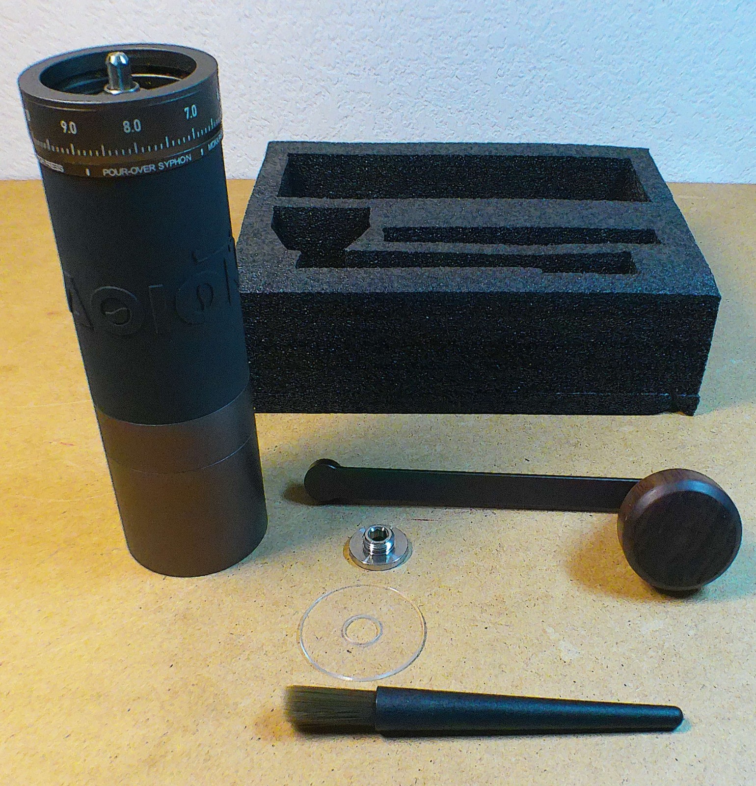 Laoion L6 Manual Hand Coffee Grinder with Handle Set
