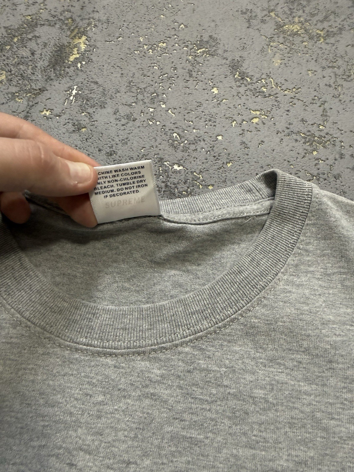 Supreme T-Shirt Box Logo Grey Men’s - M gallery
