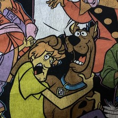 Scooby Doo Retro Graphic Tee – Cartoon Villains T Shirt, Black Unisex MEDIUM M