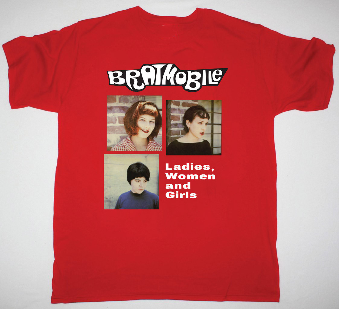 Bratmobile Band Ladies, Women and Girls Red T Shirt Full Size S – 5Xl AQ134