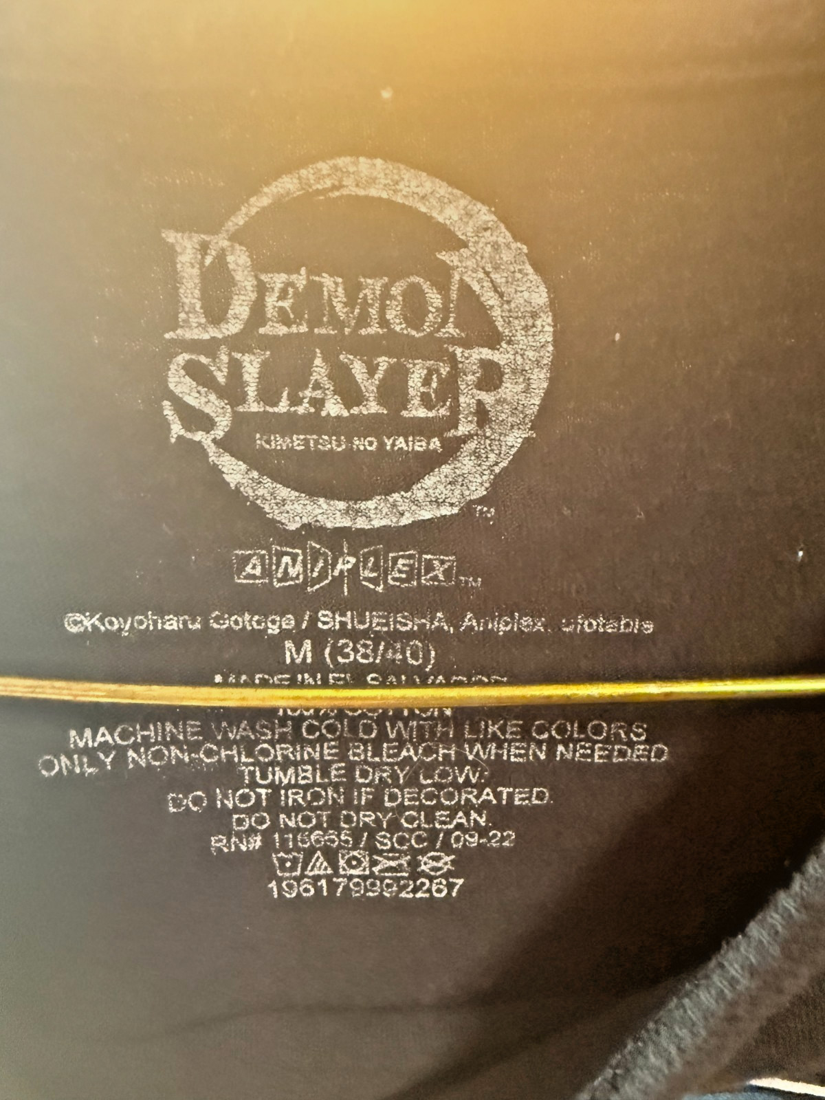 Demon Slayer Anime Graphic Unisex T-Shirt Size Medium gallery