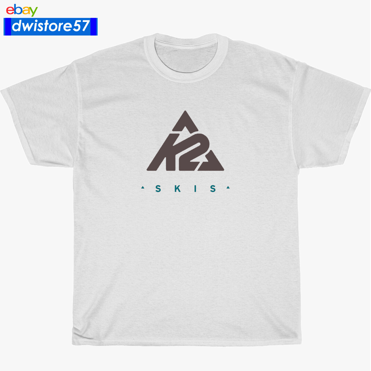 New Shirt K2 Sky Skis Funny Logo Black/Navy/White/Grey Men's T-Shirt S-5XL gallery