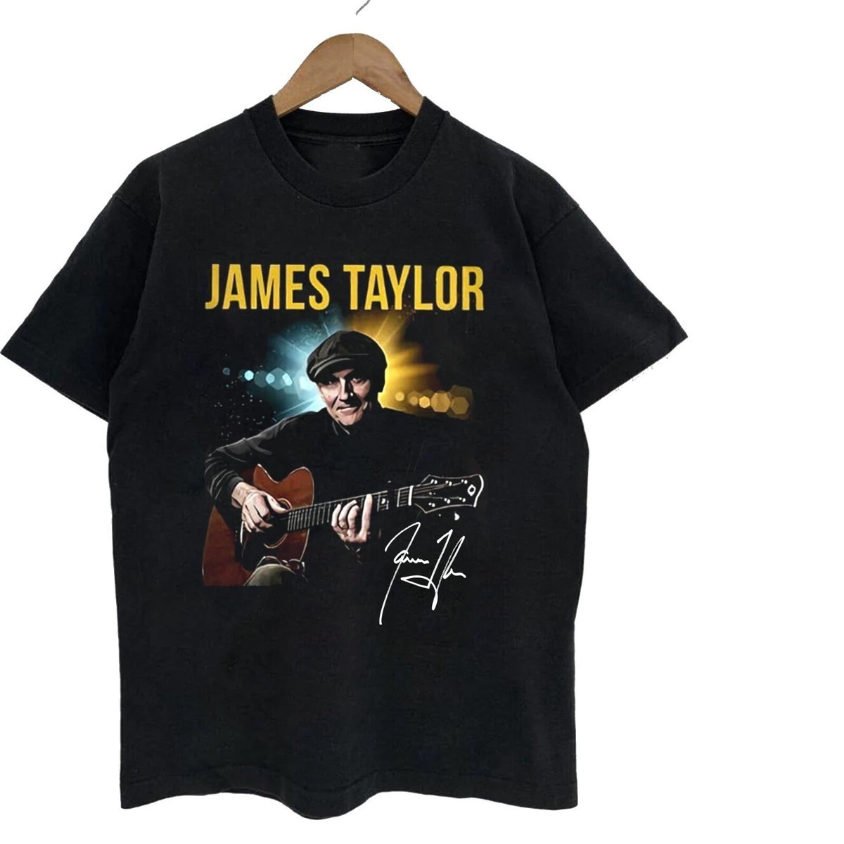 Vintage James Taylor Signature Gift For Fans T-shirt All Size S to 5XL NZ840