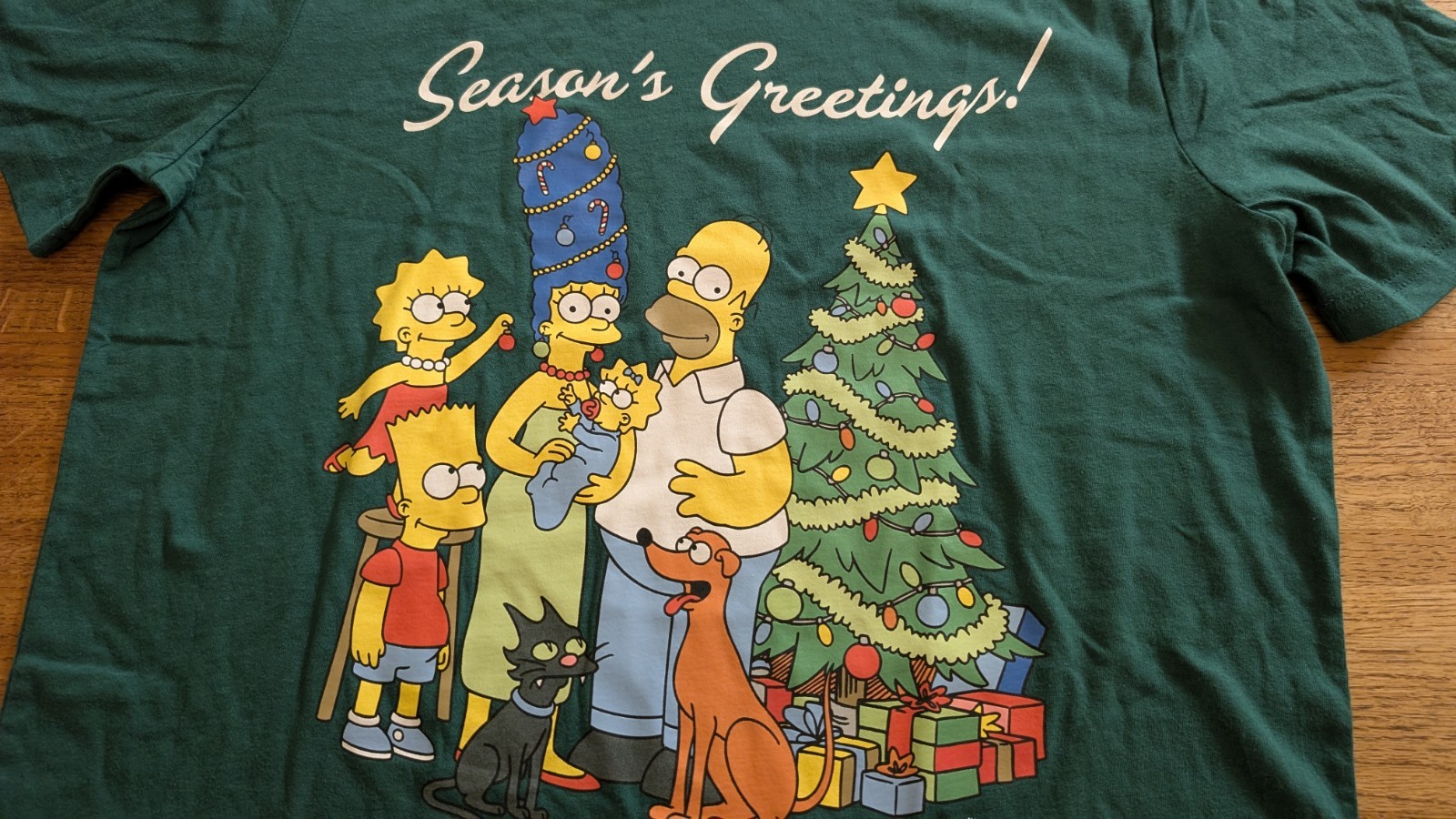 NWT The Simpsons Christmas Shirt Small Men’s Old Navy gallery