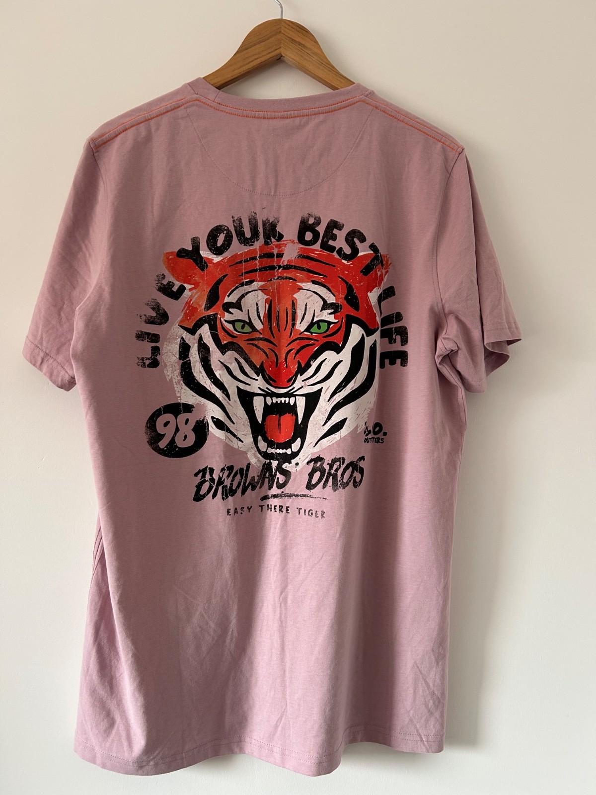 Joe Browns T Shirt NEW Large Pink Tiger Print Graphic Tee Casual Wear BNWT gallery