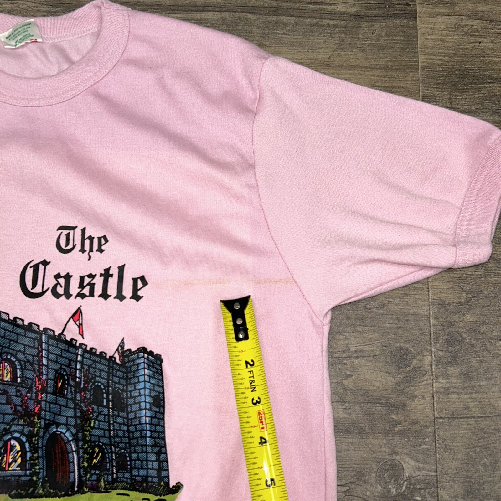 Vintage McLean Deluxe Graphic T Shirt Size XL The Castle Wasaga Beach, Canada gallery