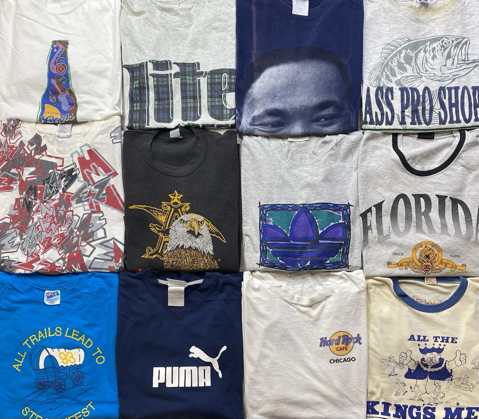 Vintage Graphic shirts Promo Funny Cartoons Sport Destinations Lot Of 20 Mix Szs gallery