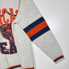+ Vintage 90s CHICAGO BEARS Logo Striped Sweater Knit – GARAN – Large – Acrylic