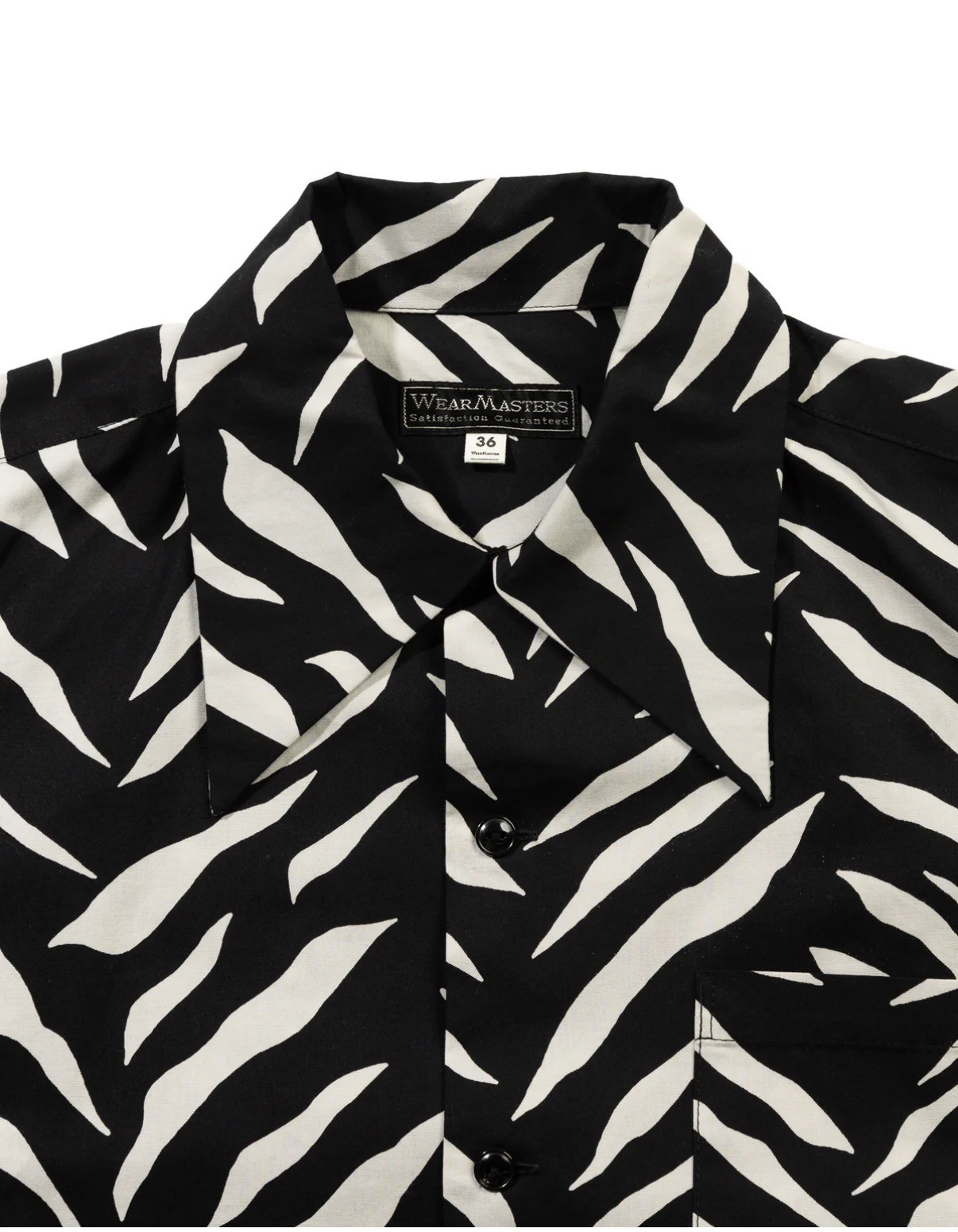 Attractions Japan Zebra 40's 50's Loop Collar Wearmasters Sold Out Size 42 gallery