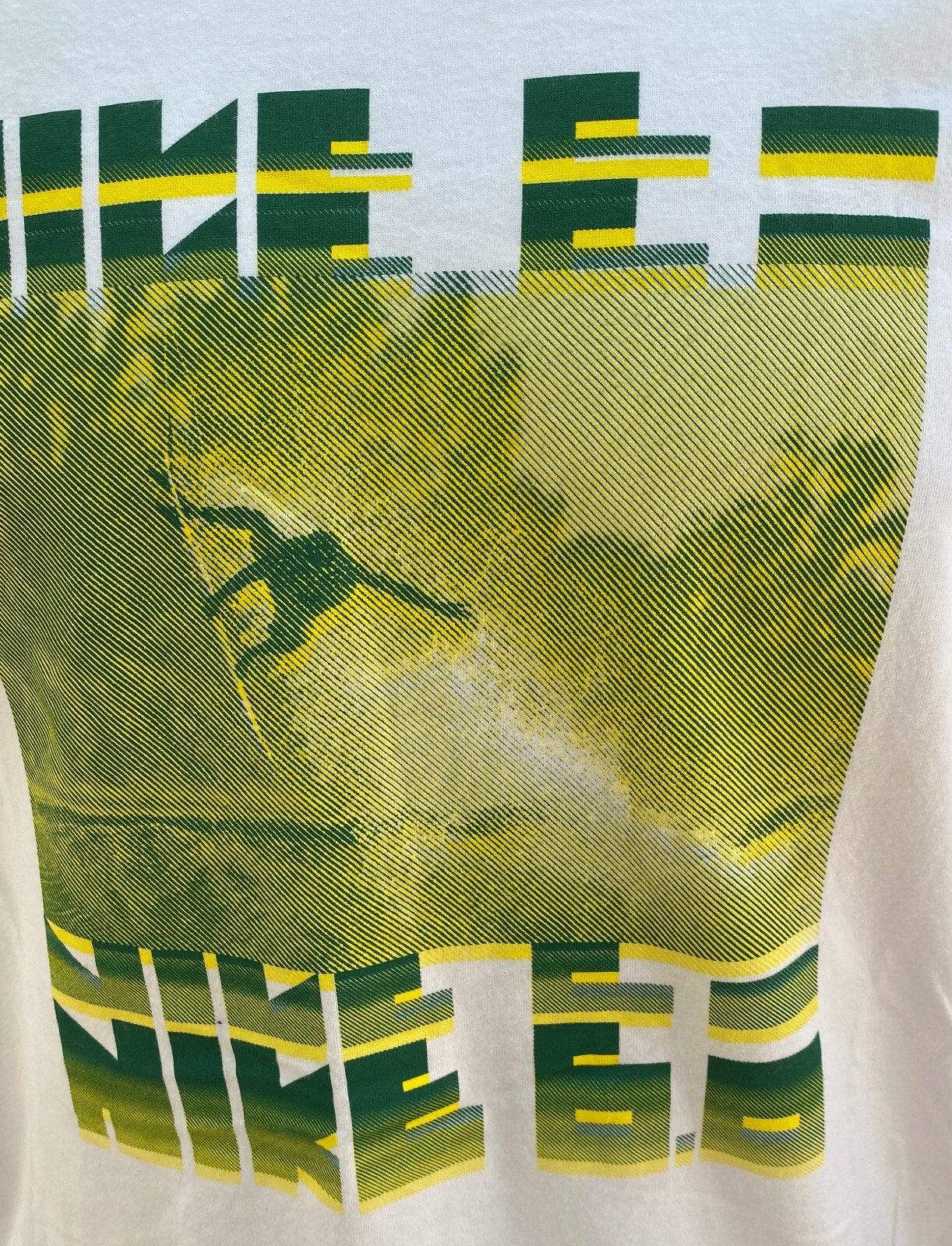 New NIKE 6.0 Dri Fit Cotton Tee Shirt T Shirt White with Surfing Graphic M gallery