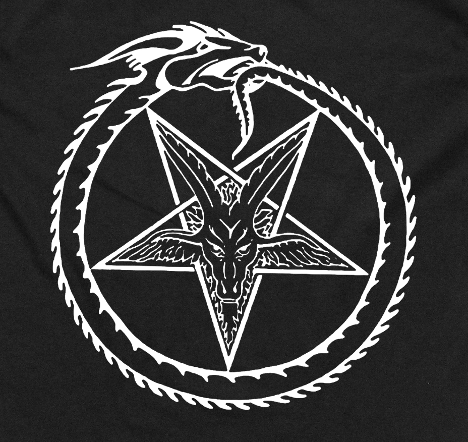 Serpent Pentagram T Shirt Punk Occult Gothic Satan Baphomet Satanic Goat Skull gallery