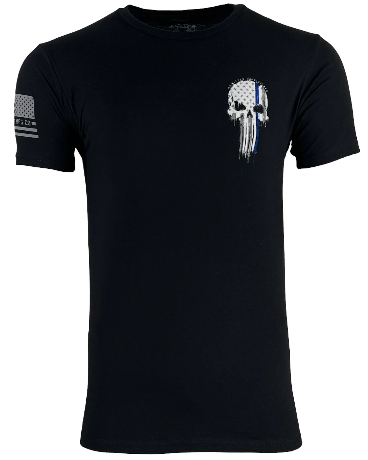 Howitzer Style Men's T-Shirt Brave Blue Military Grunt Black MFG gallery