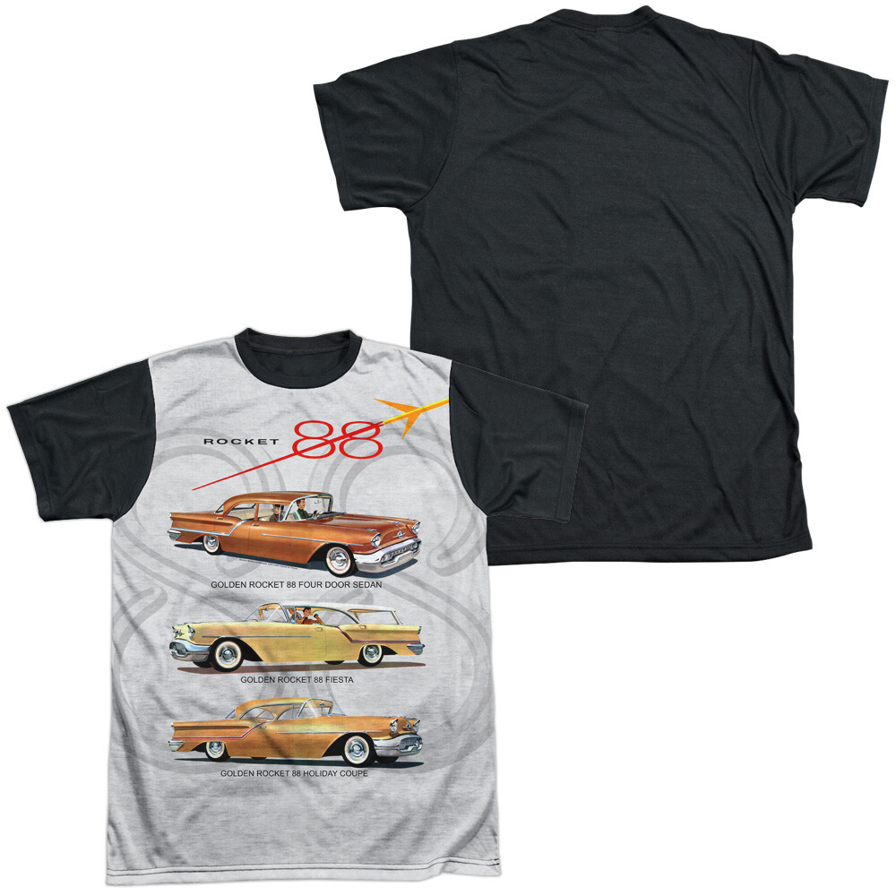 Oldsmobile Rocket Line Adult Halloween Costume T Shirt (Black Back), S-3XL gallery