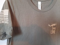 Nine Line Apparel Valhalla Graphic T-Shirt Youth XL (18-20) Army OD Green–EUC!
