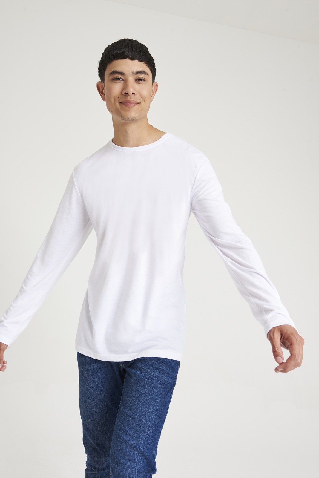 AWDis Just Ts & Polos Tri-Blend T-Shirt Long Sleeve JT002 - Men's Fitted Casual gallery