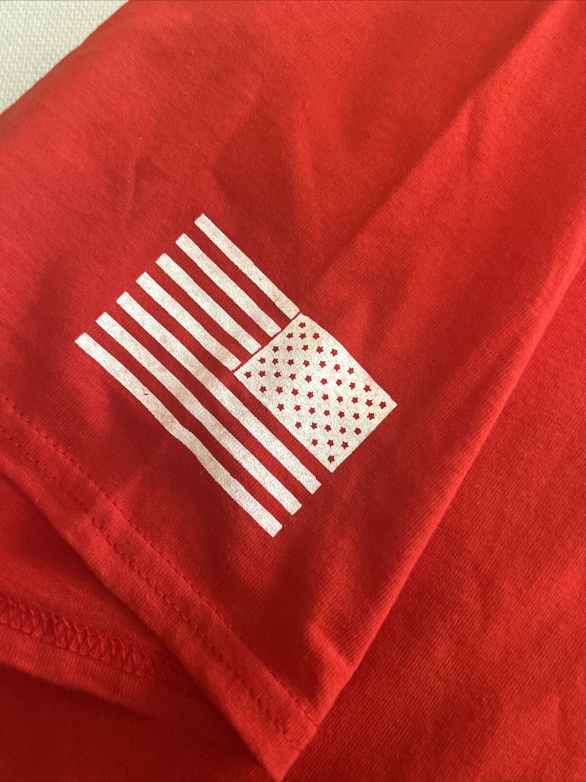 Nine Line T Shirt Adult Red Text Logo Police Support Has Misprint 2 Side 3XL gallery