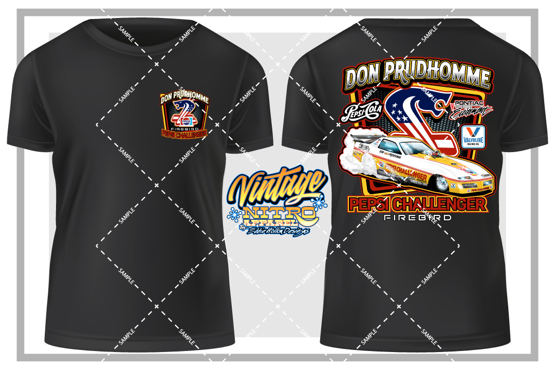 Don the SNAKE Prudhomme 1984 Pepsi Challenger Vintage style (322) T-Shirt gallery