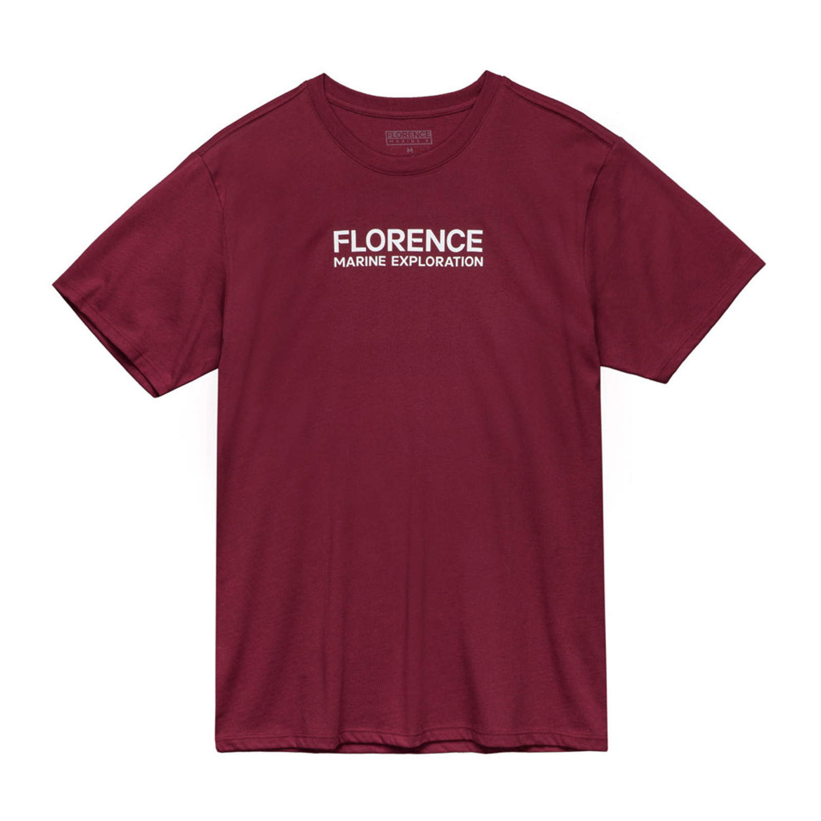 NEW! Florence Marine X Men's Large Marine Exploration Maroon T-Shirt M14-1 gallery