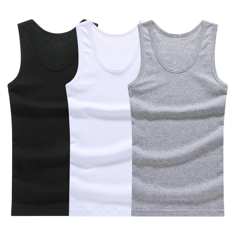 3-12 Pack Men 100% Cotton Tagless Ribbed Tank Top A-Shirt Wife Beater Undershirt gallery