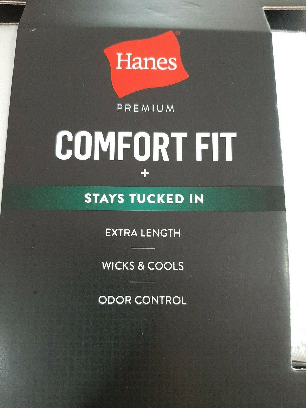 Hanes Premium Men's 3 Pack Comfort Fit Crew T-Shirts Size Medium White X Length gallery