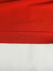 lululemon Metal Vent Tech Short Sleeve League Stripe Red Black Men’s M LM3GDSS