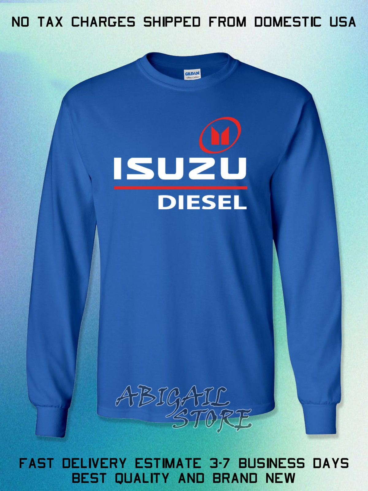 New Isuzu Diesel Logo Men's Long Slevee T-Shirt American T-Shirt gallery