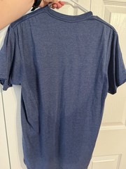 Marvel Comics “Trust Me I’m a Super Hero” Blue Graphic Tee Medium