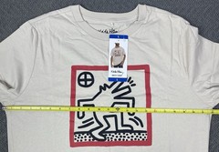 Keith Haring Men’s Graphic Tee Blue/Beige/Black Pick Size S, M, L, XL, XXL NWT