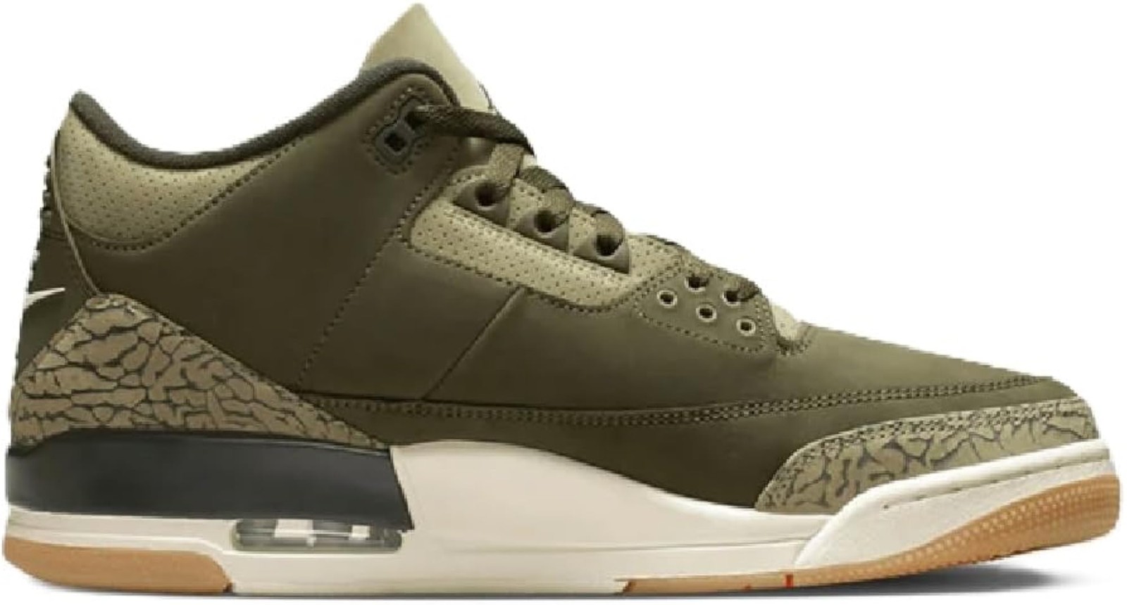 Jordan Air 3 Retro 'Medium Olive' (Olive Green) - Olive Green - 12 gallery