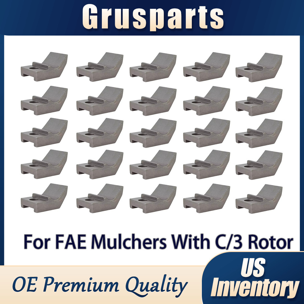 25Pack C/3 Teeth for FAE and CAT Mulchers with C/3 Rotor 570-21233