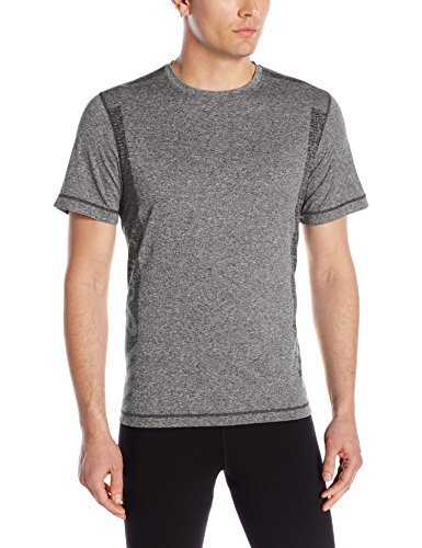 Asics Men's Hot Shot Heathered Training Shirt, Grey Heather - Small gallery