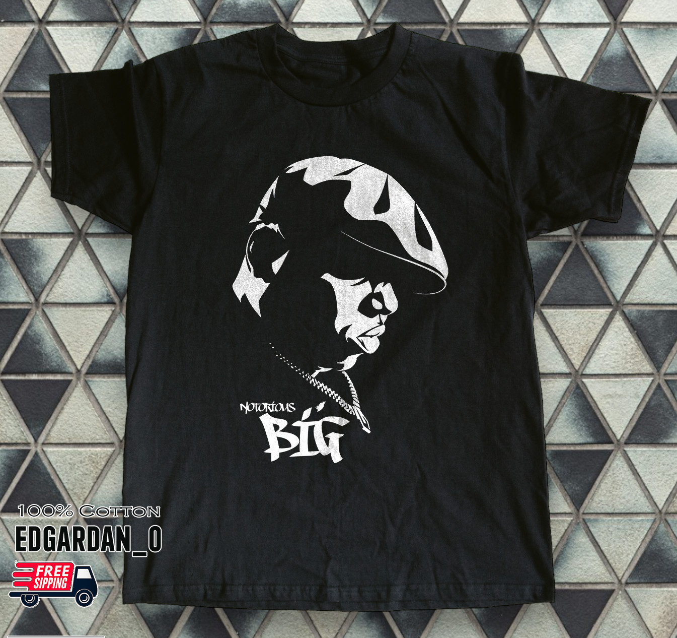 Notorious B I G Biggie Smalls Rap Brooklyn NY Hip Hop T-Shirt Free Shipping gallery