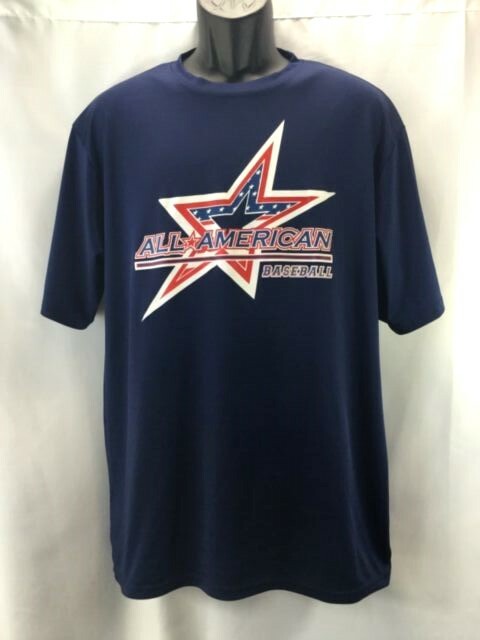 ALL AMERICAN #44 BASEBALL Men’s Large Blue Workout Practice T-Shirt L Clothing gallery
