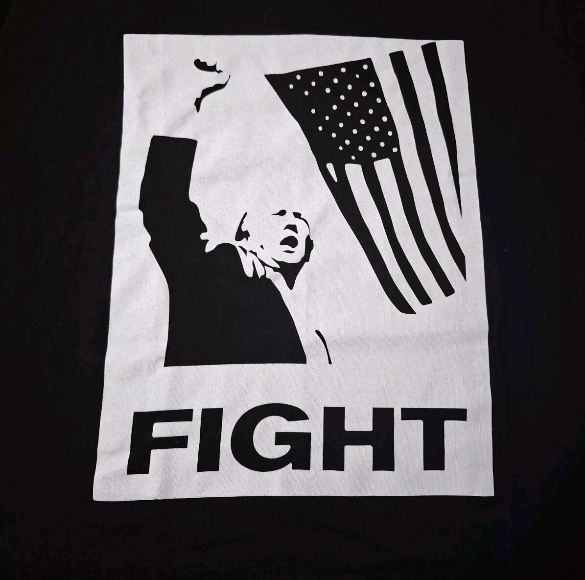 Donald Trump Rally Shooting FIGHT T-Shirt US Support Trump 2024 Adult gallery