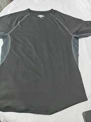 Audoc Junior 2 Pack Compression Shirts Cool Dry Athletic Workout Base Layers
