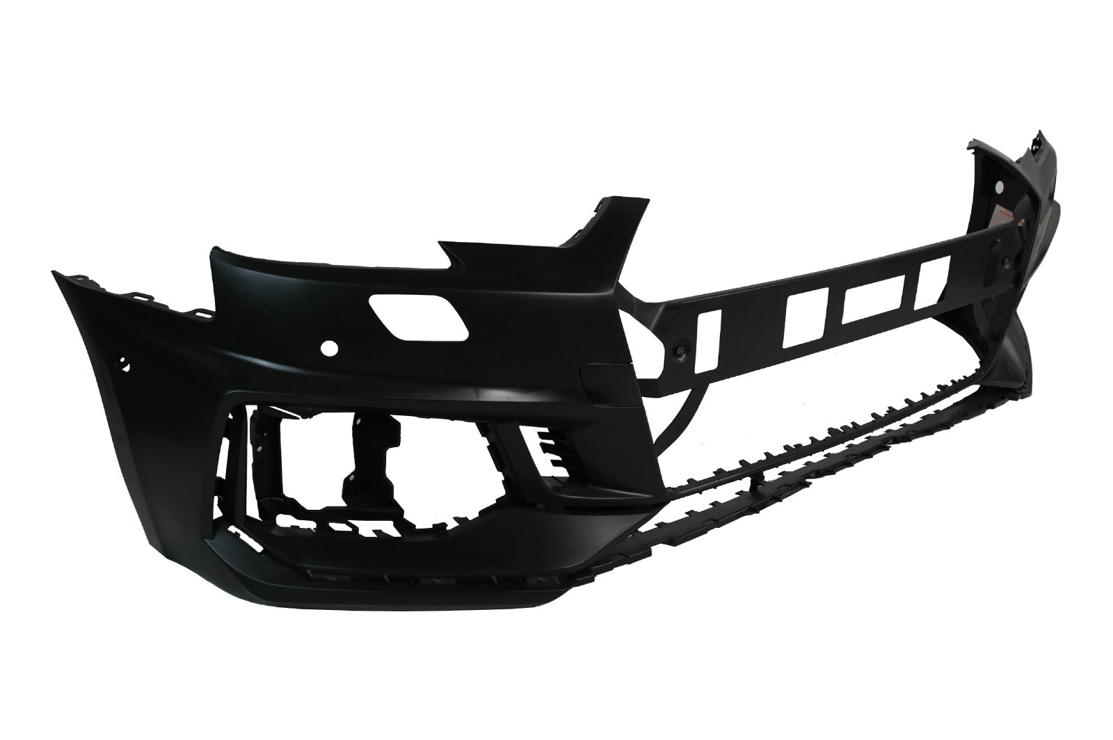 For 17-19 Audi B9 A4, RS4 Style Front Bumper with Chrome Front Grille w/PDC