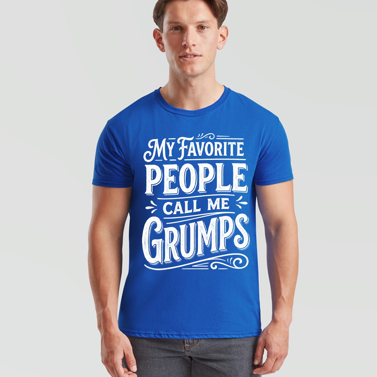 My Favorite People Call Me Grumps Family Shirt Mothers Day Mens Womens gallery
