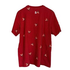 Nike Men’s Medium Tiger Woods Golf T-Shirt Red Allover Tiger Print