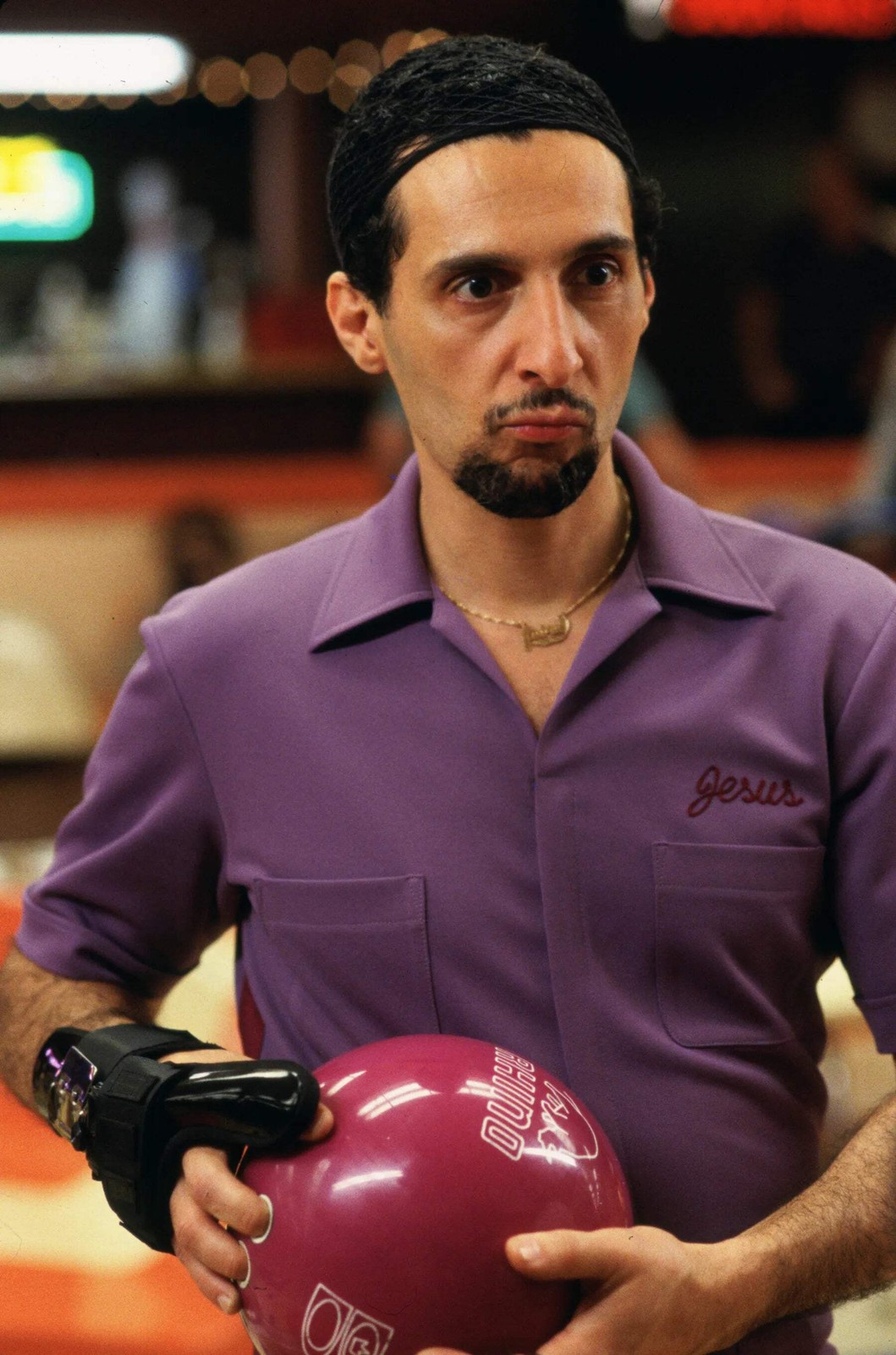 The Jesus (Jesus Quintana) Big Lebowski Movie Button-Down Bowling Shirt gallery