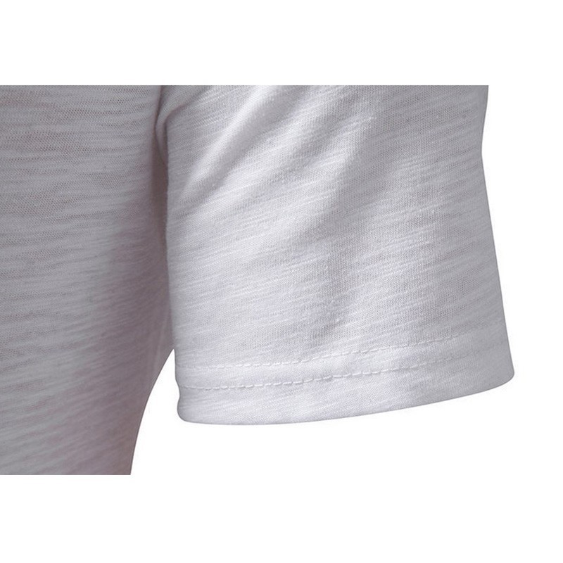 Polyester Men 2024 Brand T-Shirts Ultra-Soft Henley Slim Fit Sleeve V Neck T gallery