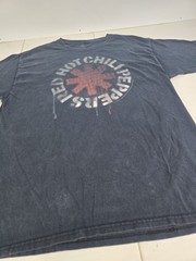 Vintage Y2K 2000 Red Hot Chilli Peppers Band Shirt Large Motion Logo Punk