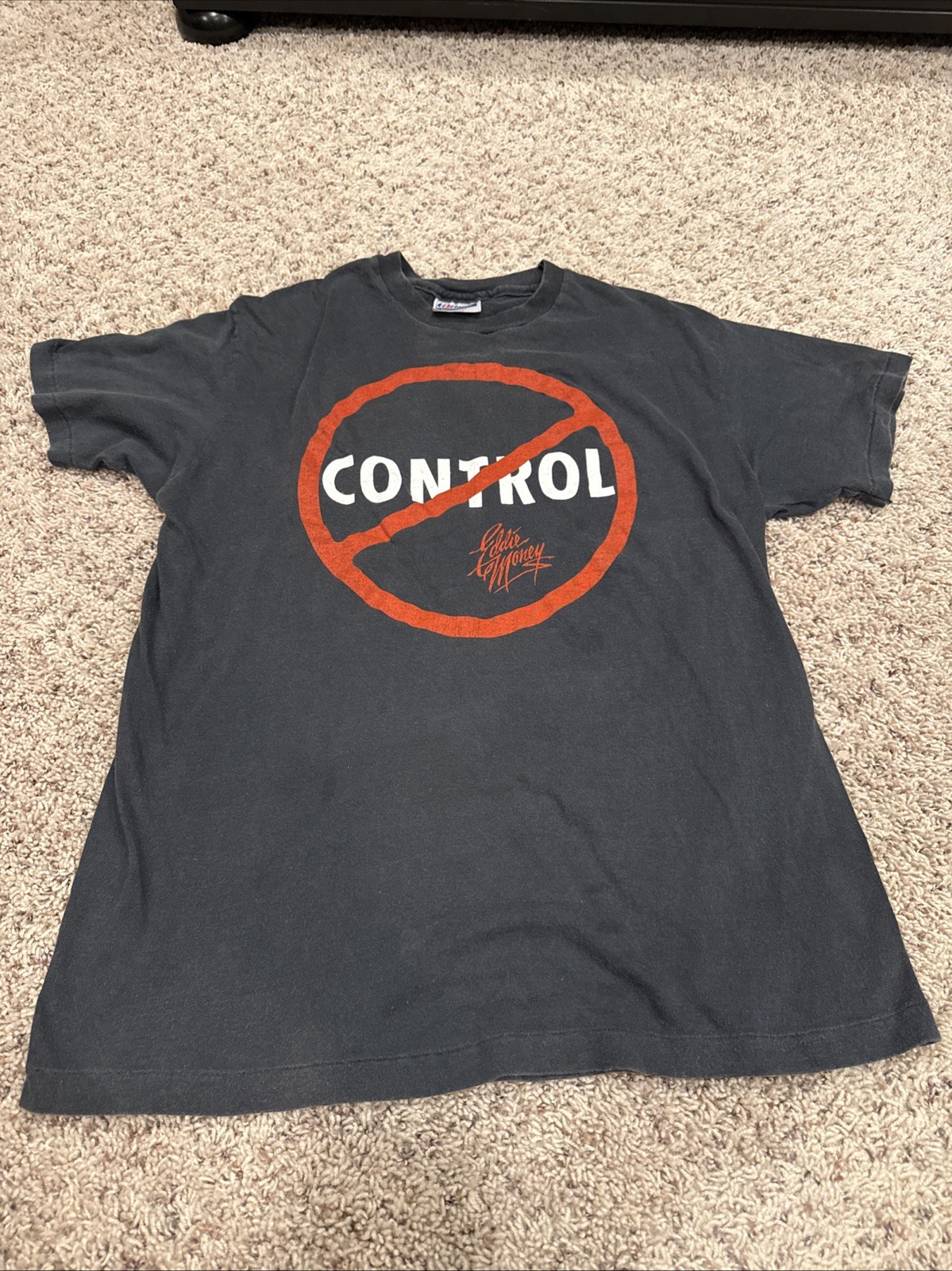 Eddie Money Vintage 86-87 No Control Tour T-shirt Women’s Large L gallery