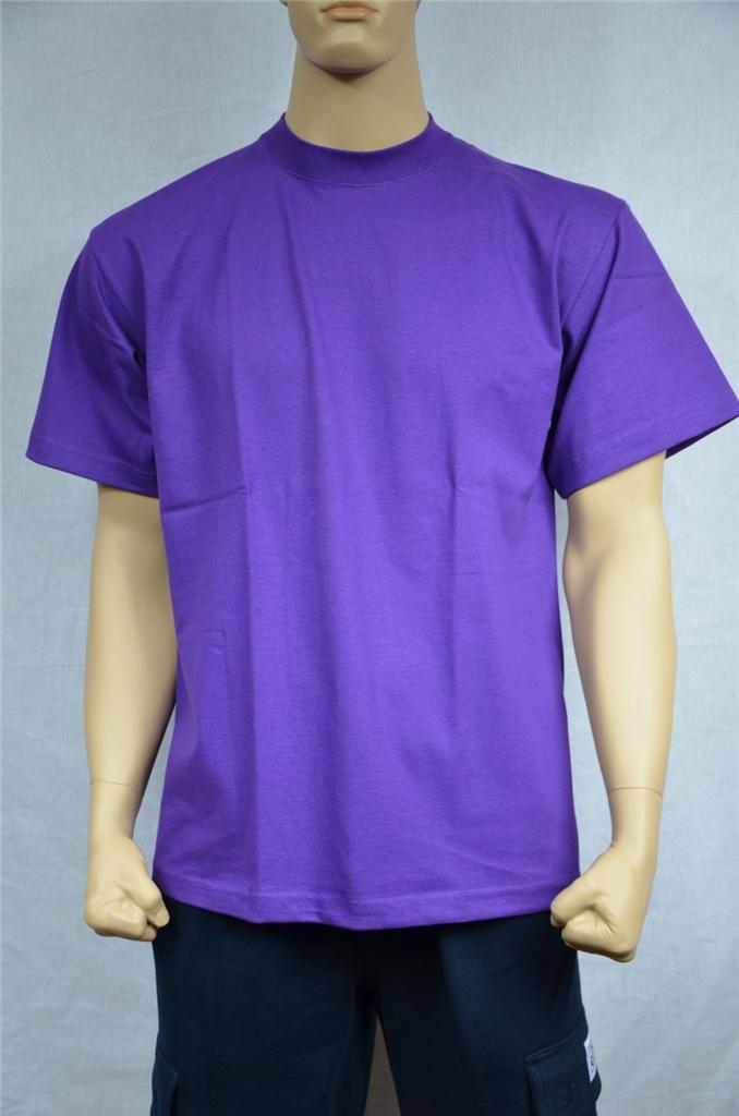 3 NEW SHAKA WEAR SUPER MAX HEAVY WEIGHT T-SHIRTS PURPLE TEE PLAIN S-5XLT