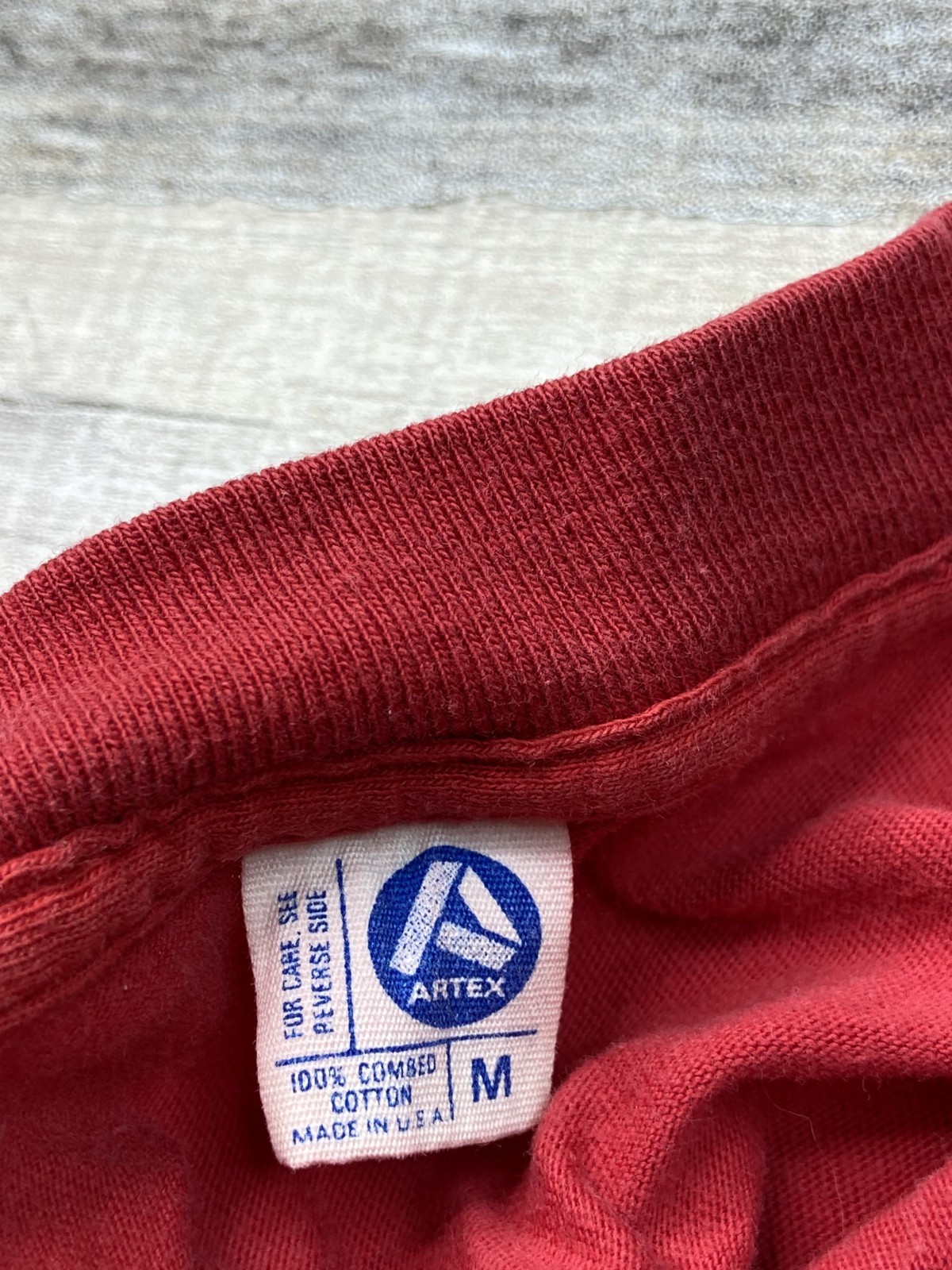 Vintage 80s Marine Corps T Shirt Single Stitch Military Red Thin San Diego S/M gallery