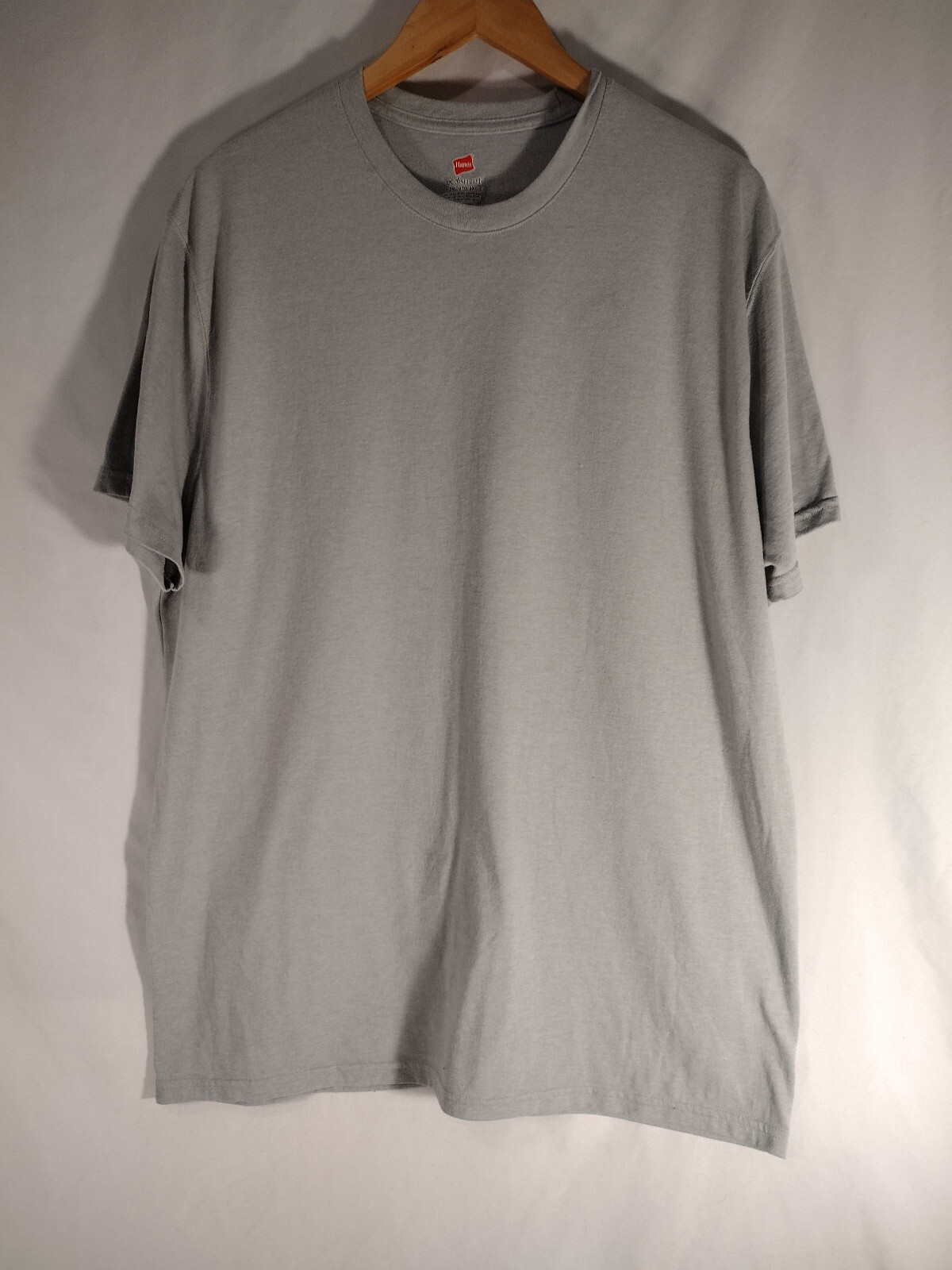 Hanes Premium Ecosmart gray crew neck Short sleeve tee blank 2XL gallery